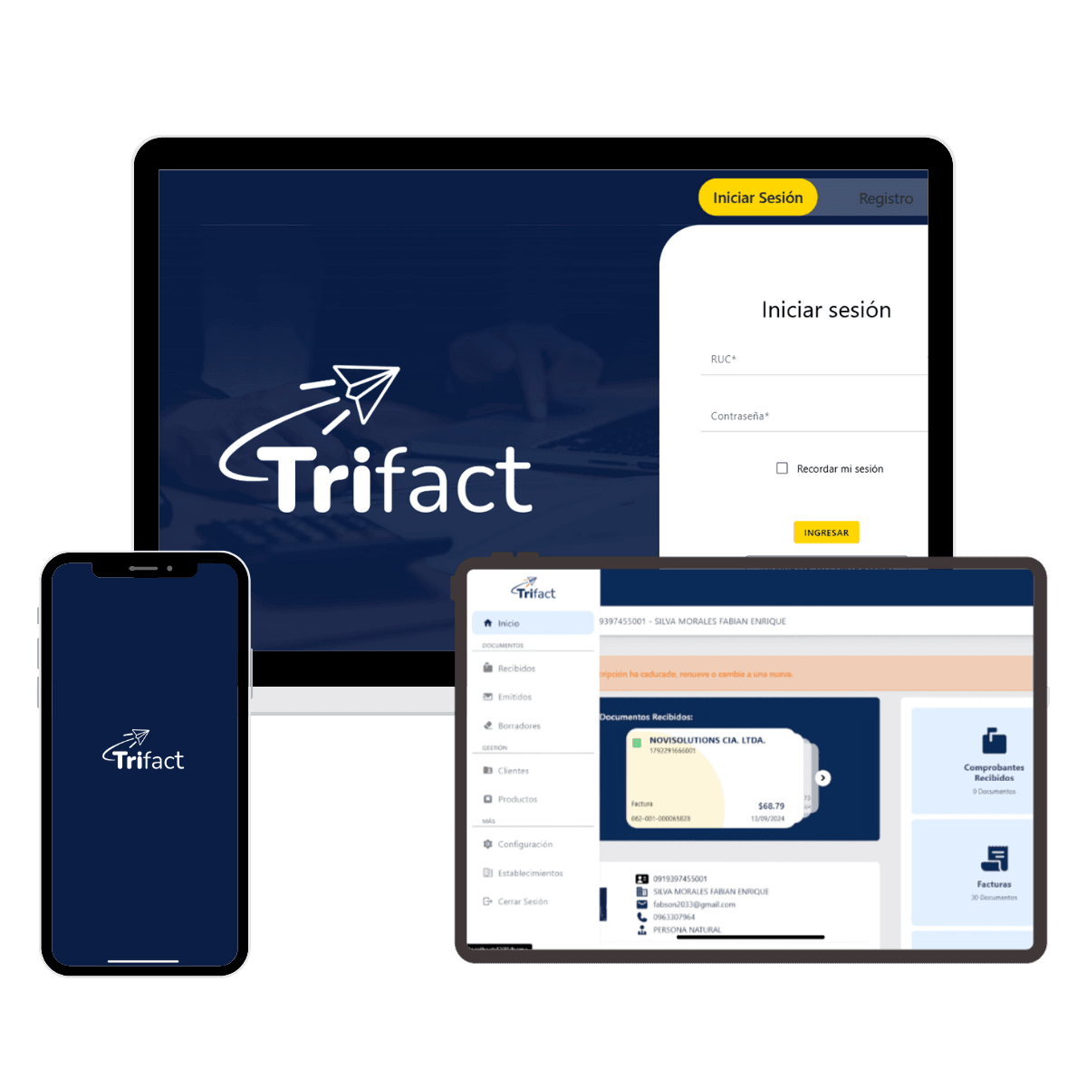 TriFact - Sistema de Facturación electrónica 7 App TriFact 4